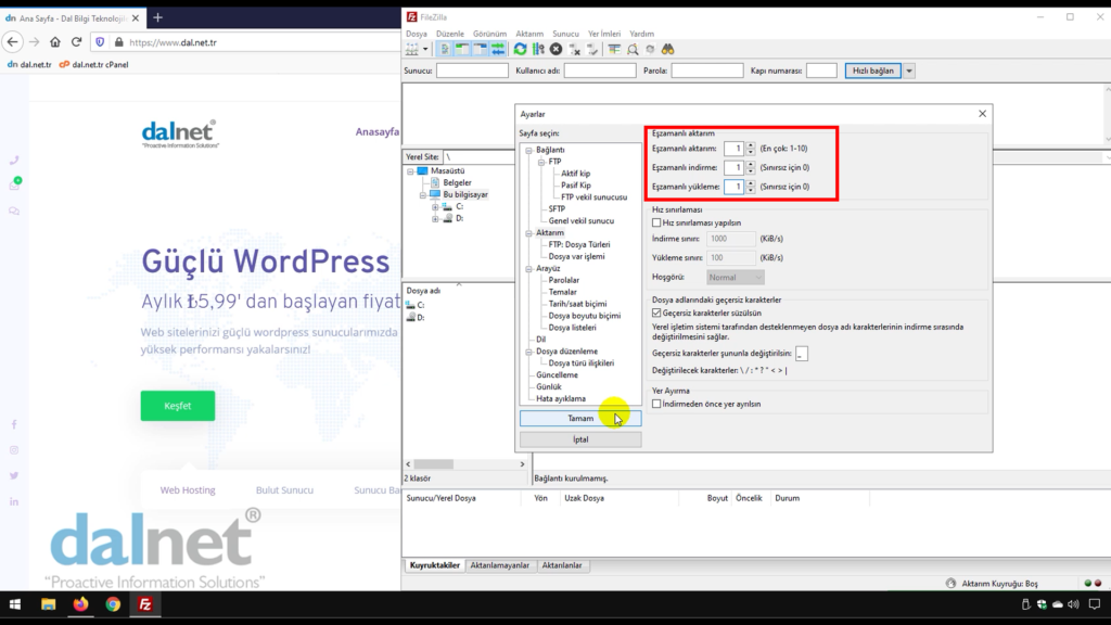 FileZilla 421 Too many connections - 2