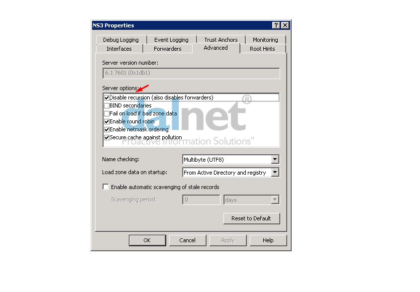 Windows'ta DNS Recursion Özelliği Nasıl Kapatılır?