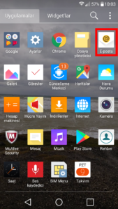 Android Mail Kurulumu
