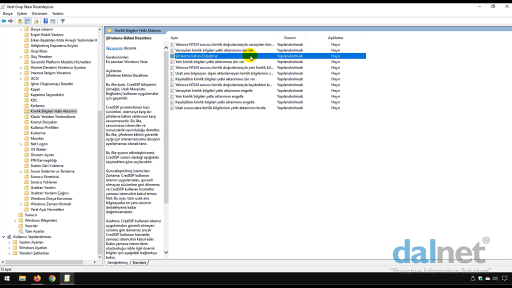 credssp sifreleme oracle hatasi cozumu 4 CredSSP Şifreleme Oracle Hatası Çözümü