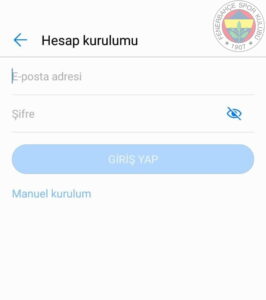 FB ANDROID 2 fenerbahce.com.tr Android E-Posta Hesabı Kurulumu