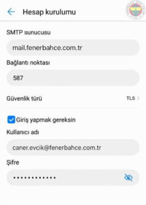 FB ANDROID 25 fenerbahce.com.tr Android E-Posta Hesabı Kurulumu
