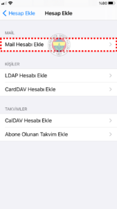 FB IMAP 5 fenerbahce.com.tr iPhone E-Posta Hesabı Kurulumu