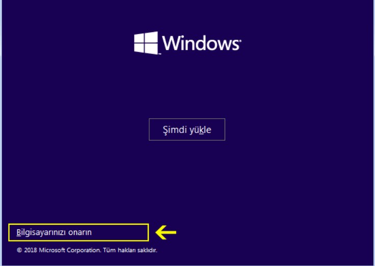1 Unutulan Windows Parolasını Sıfırlama